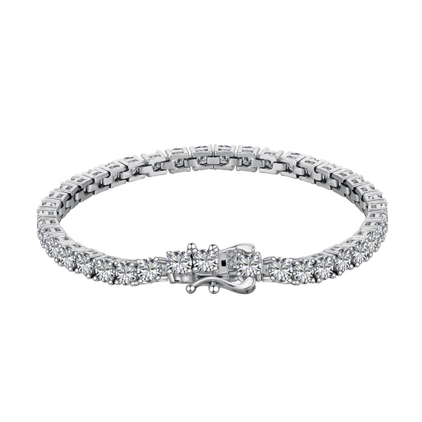 ˇTrend JewelryˇLuxurious Ornate Round Cut Tennis Bracelet