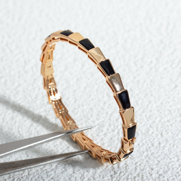 ˇTrend JewelryˇSERPENTI BRACELET PINK GOLD ONYX