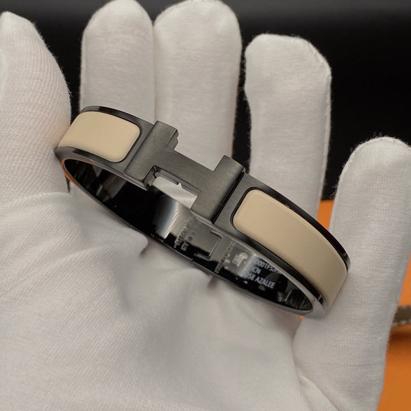 ˇTrend JewelryˇH BRACELET 12MM BLACK BEIGE CERAMIC