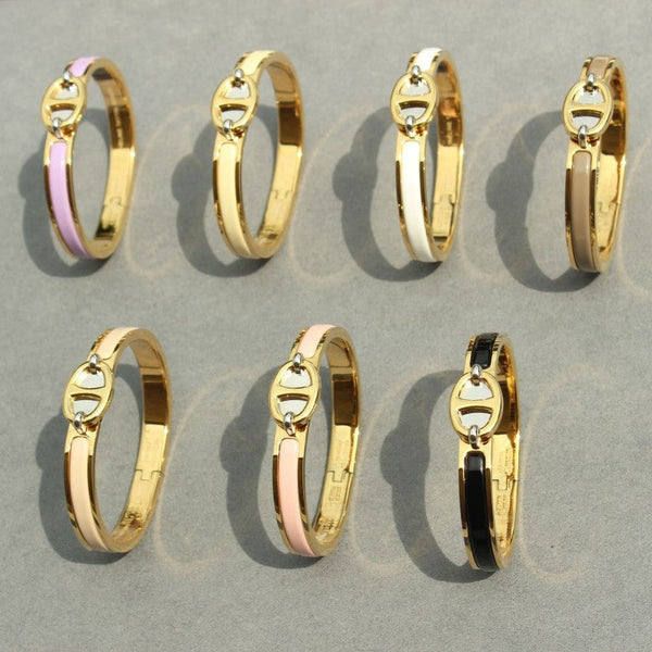 ˇTrend JewelryˇCLIC CHAINE GOLD BRACELET