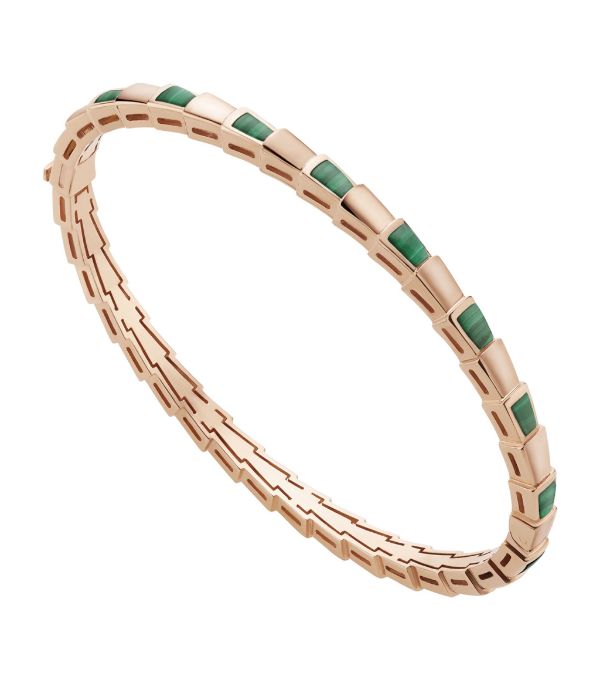 ˇTrend JewelryˇSERPENTI BRACELET PINK GOLD MALACHITE