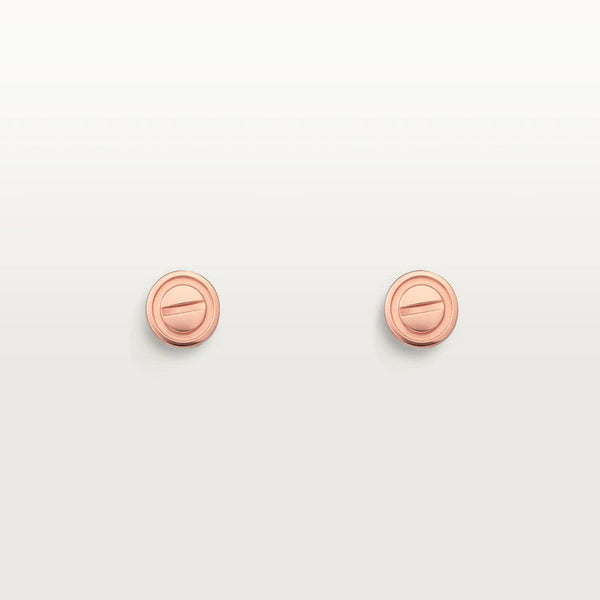 ˇTrend JewelryˇLOVE EARRINGS PINK GOLD 10MM