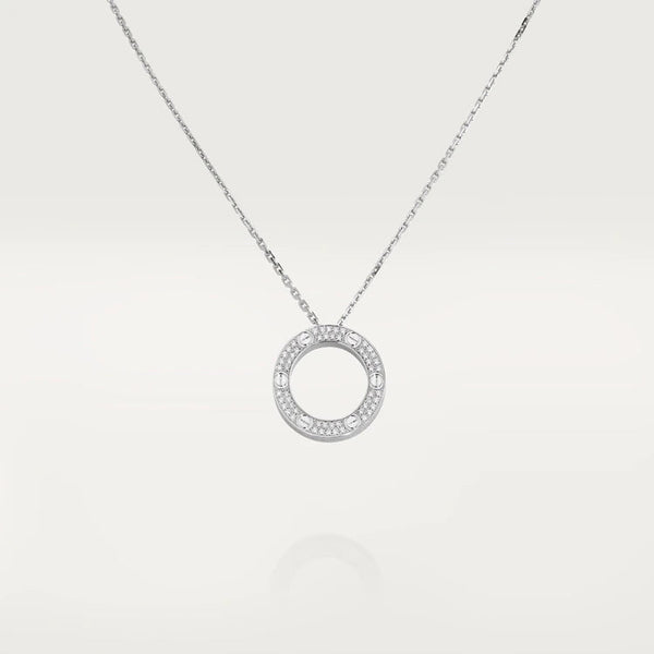 ˇTrend JewelryˇLOVE NECKLACE ADJUSTABLE SILVER